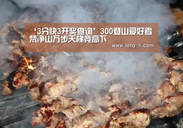 ‘3分快3开奖查询’300登山爱好者梵净山万步天梯竞高下